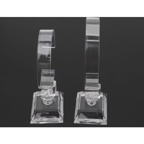 1Pc Clear Acrylic Bracelet Watch Display Holder Stand Rack Retail Shop Showcase F3MF