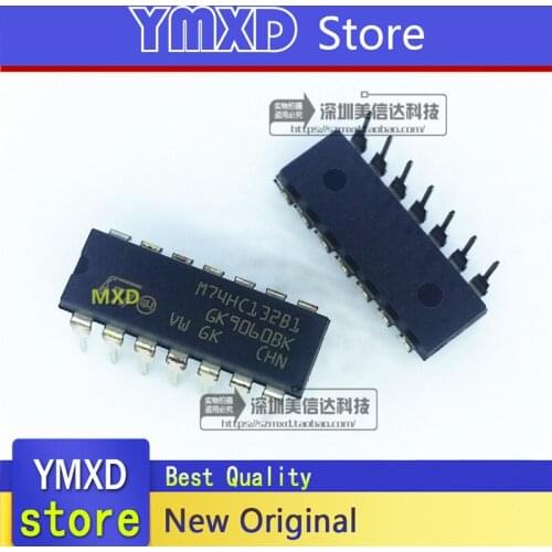 10pcs/lot New Original M74HC132B1 integrated circuit DIP-14 In Stock
