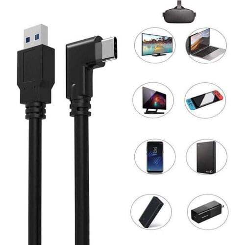 5m Data Line Charging Cable for Oculus Quest/2 Link VR Headset USB 3.1 Type C Data Transfer USB-A Type-C Cable VR Accessory