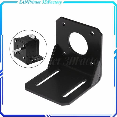 NEMA 17 Steppr Motor Accessories Bracket Support Mounting L Type Bracket Mount 42 Stepping Stepper Motor Nema17 Motor Holder