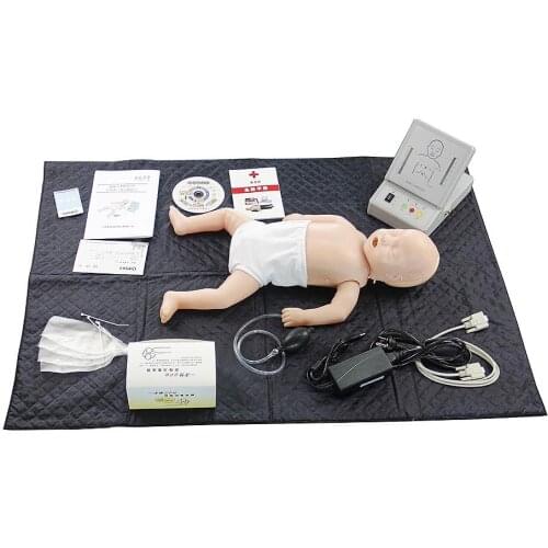 CPR160 CPR Simulator Medical First Aid Training infant airway obstruction and CPR model with controller and display