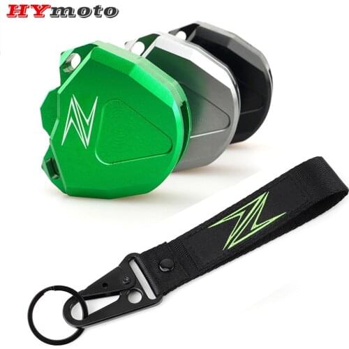 For KAWASAKI Z250 Z300 Z400 Z650 Z750 Z800 Z900 Z900RS Z1000 Z1000SX Motorcycle Key Cover Protective Shell&Embroidery Keychain