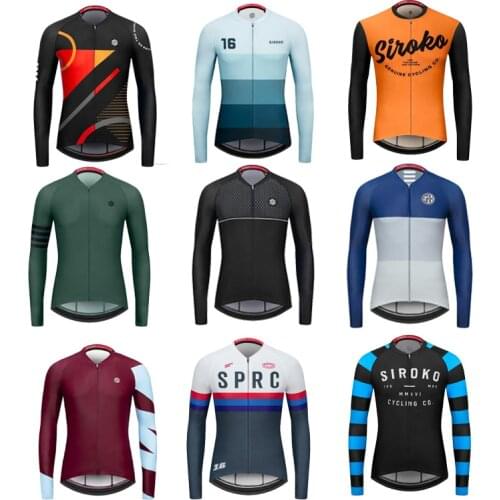 Cycling Jersey Men Long Sleeve Thin Racing Bike Clothing Maillot Ciclismo Triathlon