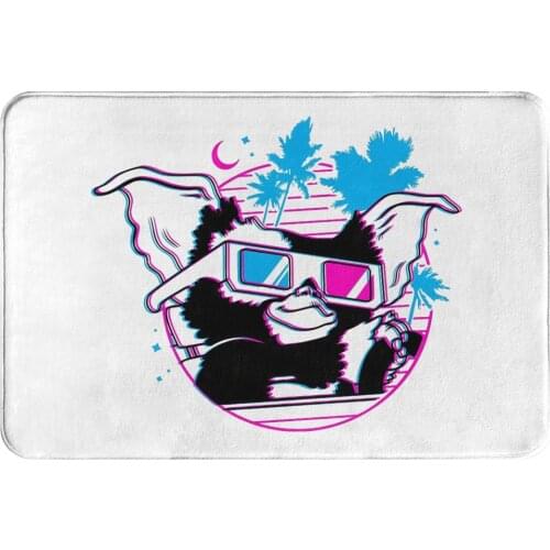 Gremlins Mogwai Gizmo Film Non-slip Doormat Past Curfew Living Room Kitchen Mat Welcome Carpet Flannel Modern Decor