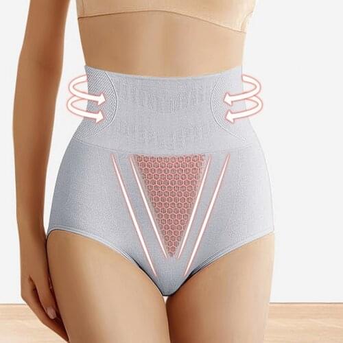 New Shapers Women High Waist Body Shaper Slimming Butt Lifter Shapewear Solid Color Underwear Tummy Control Panties