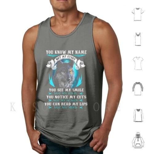 You Know My Name Not My Story Valhalla Viking Tank Tops Vest 100% Cotton Superheroes Norse Mythology Valhalla Old