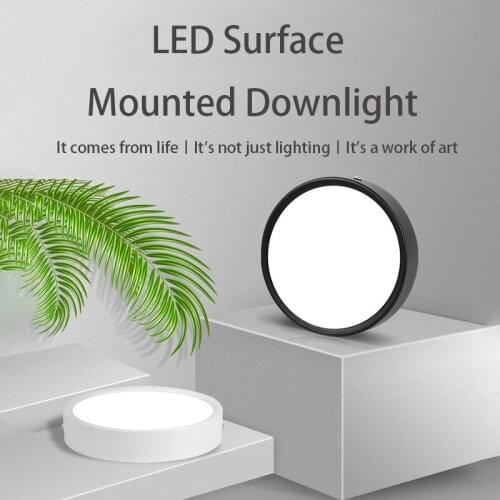 5/10/15W Mini Ceiling Lamp Led Surface Mounted Downlight Round Living Room Ultra-thin Spotlight for Living Room Bedroom Lighting