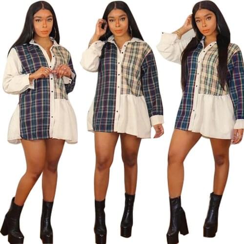 MXPZSP Women's Plaid Shirts