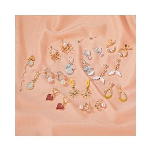 New fashion sweet wild pearl earrings womens girls accessories wholesale jewelry