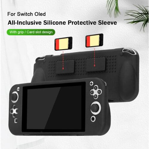 New Case For Nintendo Switch OLED Console Controller Accessories Silicone Protective Cover Anti-slip Case Anti-Scratch Cover