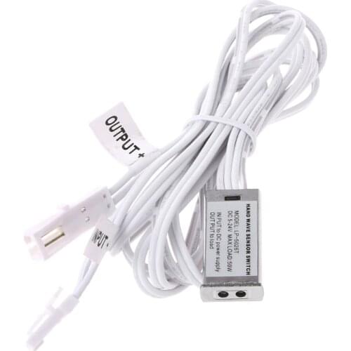 OOTDTY 1PC DC 12V/24V IR Hand Wave Sensor Switch 5A Hand Sweep Switch 10cm Sense Distance