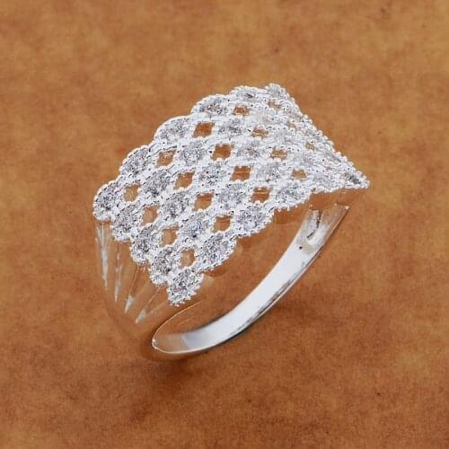 Wholesale Wedding Rings silver plated Fashion jewelry rings WR-553