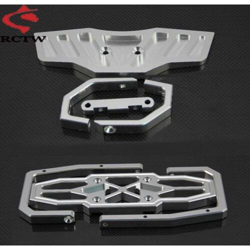 Alloy Front and Rear Bumper for 1/5 GTB Racing HPI Rofun Baja Rovan Km Baja 5B 5T 5SC Truck Spare Toys Parts