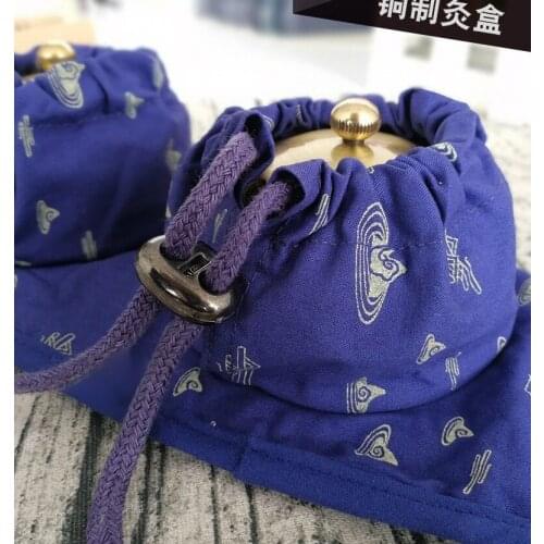 Moxibustion massage Moxibustion Device Copper Box Warming Moxibust Bag Massager Body Therapy Treatment For Neck Leg Arm Massage