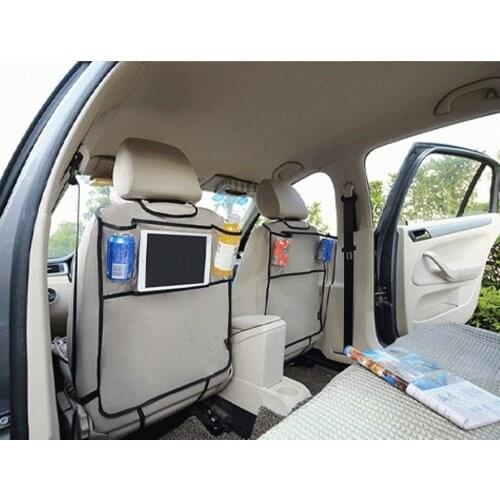 Car Seat Back Transparent Protective Case Tablet Organizer