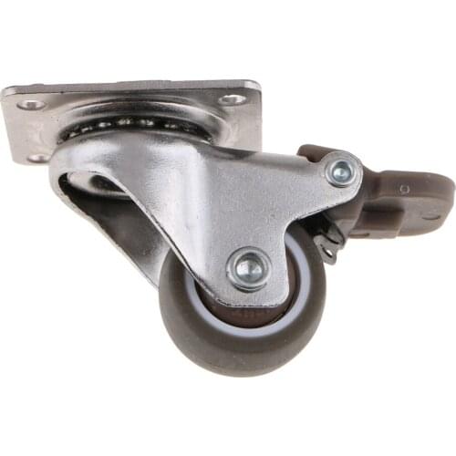 Heavy Duty Swivel Castor Wheel Trolley Furniture Caster TPE Rubber