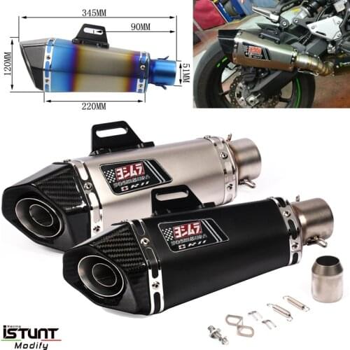 Universal 36-51mm motorcycle exhaust with Db killer Yoshimura R11 muffler for Z900 GSXR1000 SV650 R6 R3 ZX6R ZX10 K7 MT07 MT09