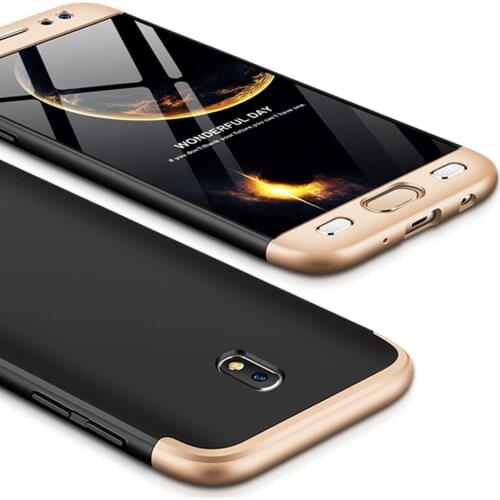 3in1 Full Protective Armor Case + Tempered Glass Screen Protector Cover For Samsung Galaxy J3 2017 / J3 Pro J330F (EU Version)