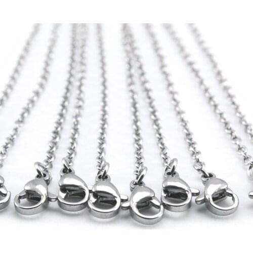 1PCS 304 Stainless Steel Singapore Chain Necklace For Women Men DIY Jewelry Thin Necklace 2/3MM Jewelry & Accessories