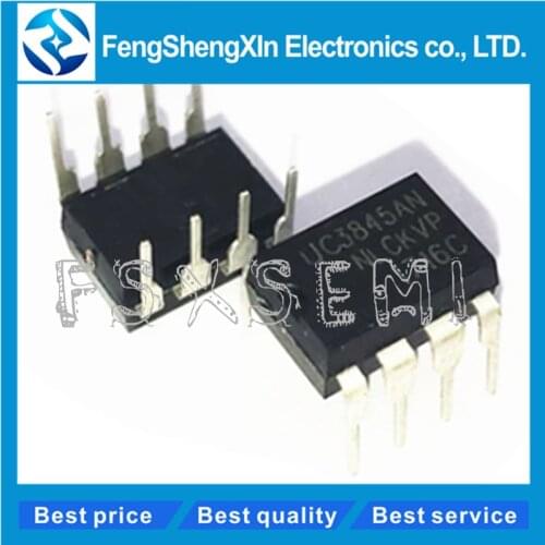 10pcs/lot UC3845N UC3845B UC3845A UC3845BN UC3845AN DIP-8 UC3845 UC3845BN HIGH PERFORMANCE CURRENT MODE PWM CONTROLLER IC