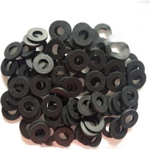 100Pieces/Lot Sealing Rubber Flat Washers Faucet Washers-6x12x2mm(Inner d:6mm d:12mm Thickness:2mm)