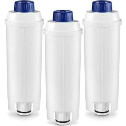 3 Packs Coffee Machine Water Filter for Delonghi DLSC002 Replacement Filter Cartridge with Activated Carbon