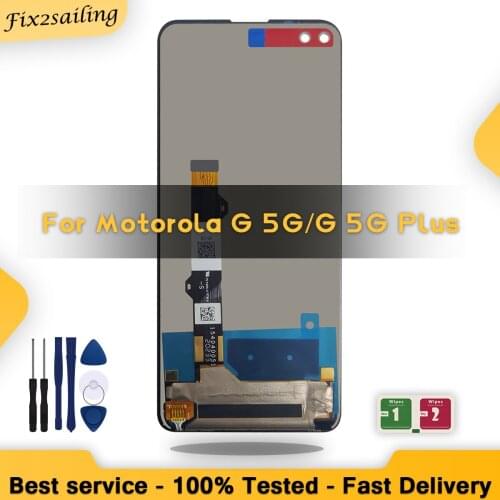 AAA++ Quality For Motorola Moto G 5G Plus XT2075 XT2075-2 For Moto G 5G XT2113-3 LCD Display With Touch Screen Digitizer Assembl