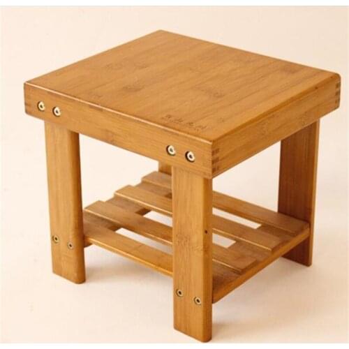 27*23*26cm Bamboo Small stool Leisure stool Childrens Stools