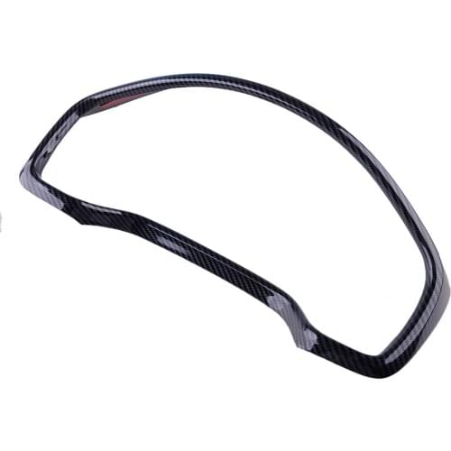 DWCX Carbon Fiber Print Dashboard Speedometer Gauge Instrument Display Frame Cover Trim fit for Honda CRV 10th 2017 2018-2020