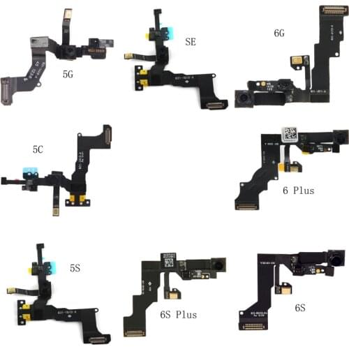 Front Camera For iPhone 4 4S 5 5S 5C SE 6 6s Plus Right Proximity Sensor Face Front Camera Flex Cable