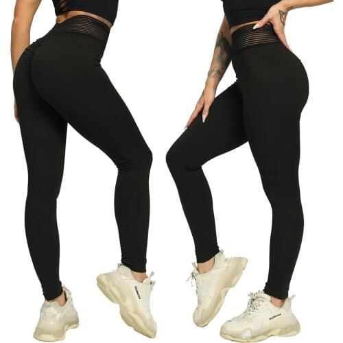 Seamless Leggings Booty Yoga Pants Fitness Women Workout Butt Lifting Tights High Waist Squat Proof Trousers Gym Running Pants