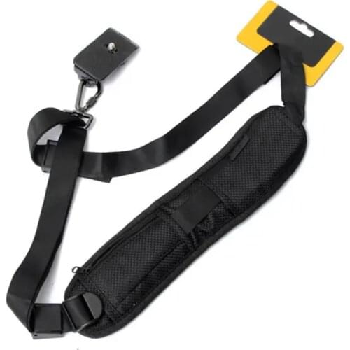 Mettzchrom Shoulder Neck Strap Belt Sling For Camera DSLR SLR Black