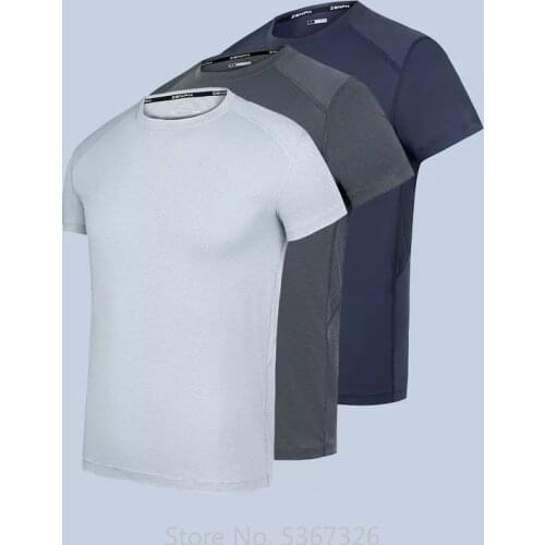 Xiaomi Zenph Mens Quick-drying Sports T-shirt Moisture Absorption Elastic Breathable Short sleeve Fitness Jogging Sweatshirt