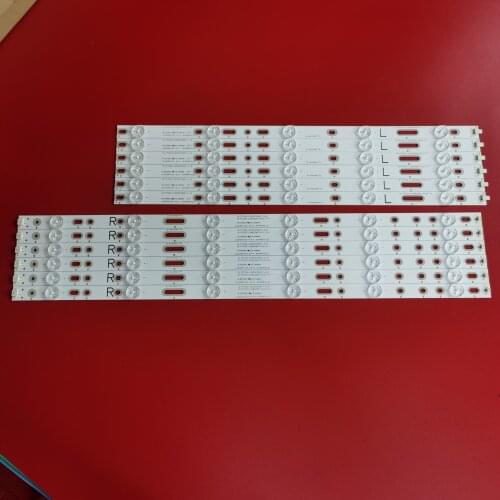 5set=60pcs New LED Backlight Strip AOC TV LD50V02S T5002S LE50D1452 50PFF3655/T3 GJD500611002-X2-L-R LB-PF3528-GJD2P5C506X11-R-B
