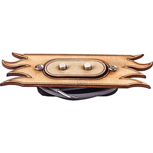 Practical Maple 2 Strings Cigar Box Guitar Pickup Luthier Tool String Instrument Parts