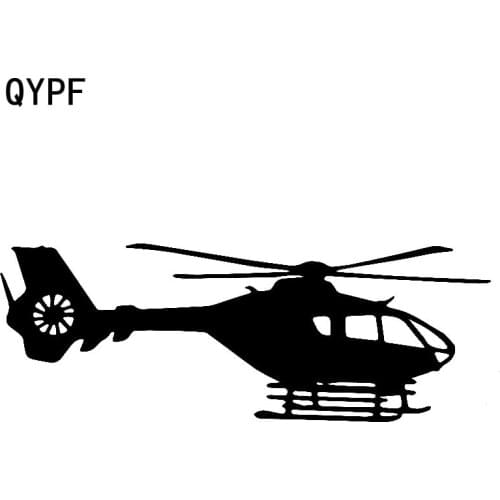 QYPF 18.7cm*6.8cm New Edition Design Style Helicopter Light Manned Car Sticker Vinyl Delicate Decal Art Graphical C18-0695