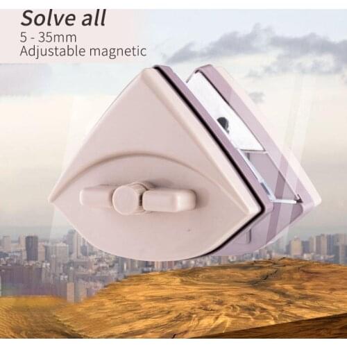 Adjustable Magnetic Glass Cleaning Brush For Washing Windows Aquarium Glass Magnet Wiper Cleaner Brushes for 5-35mm 3-24mm Glass