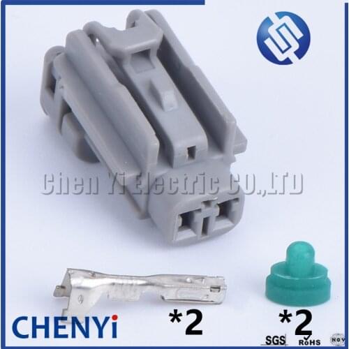 Gray 2pin auto connectors cable adapter female Housing Plug electrical sealed auto connector