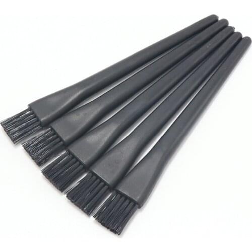 Black hard material anti-static brush industrial board cleaning dusting electrostatic brush protection straight handle brush