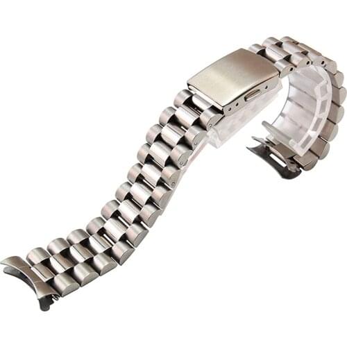 20mm Solid Stainless Steel President Type Replacement Bracelet for Scuba SKX013