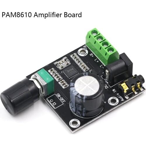 1pcs DC 12V Super Slim 2 X 15W PAM8610 Class D Digital Dual Power Audio Amplifier Drive Driver Module Driver Board
