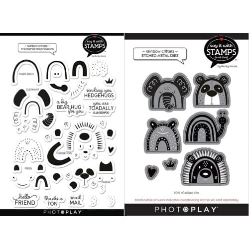 CH 2021 New Arrival Hedgehog Stencils die and stamps for DIY Scrapbooking/photo Album stamps Decorative Embossing DIY Cards