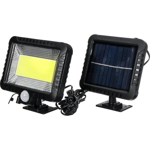 30W 100LED 600Lumen COB Solar Powered Light Street Spotlight Solar Lamp Outdoor Garden Security Night Wall Split Solar Light