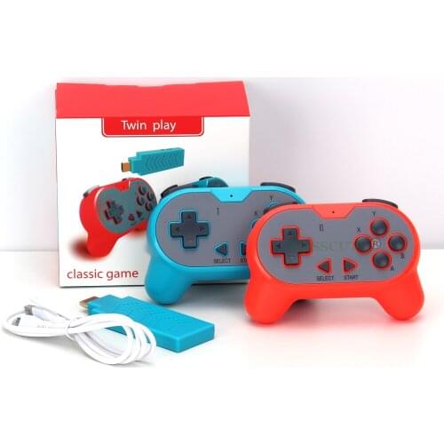 USB TV Stick Video Game Console Built in 628 Classic Games Retro Portable Console Wireless Controller Dual Players HDMI-compati