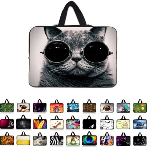 Waterproof Laptop Sleeve Bag Notebook Case Handbag For iPad Macbook Tablet PC 9.7 11.6 13 14 15 15.6 17 inch Women Men Kid bag Q