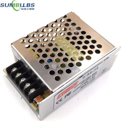 High Quality 100-265V AC to DC Switch Power Supply 12V 2A 3A 5A LED Driver Lighting Transformer 24W 36W 60W for LED Strip Lights