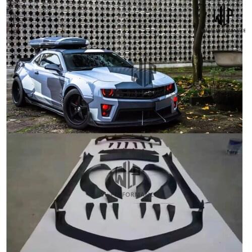 High quality Car body kit Front bumper lip Rear diffuser lip Side skirts For Chevrolet Camaro MB style 10-14
