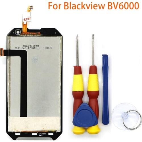 100% Original Blackview BV6000 BV6000S LCD Display + Touch Screen 1280X720 5.0inch Assembly For Blackview BV6000+Tools