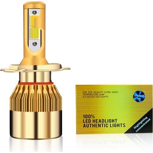 2pcs Car Headlight Bulbs LED H4 H7 LED 6000K H1 H3 H7 H11 9005 9006 LED Bulb Car Fog Light DC12-24V Yellow White Auto Fog Lamp