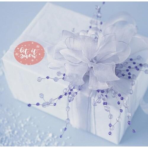 500pcs/roll Stickers Merry Christmas Baby Toy Christmas Tree Elk Candy Bag Sealing Sticker Xmas Gifts Box Labels Decorations